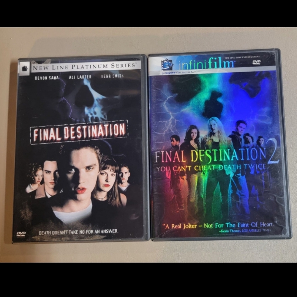 Final Destination 1 and 2 DVDS